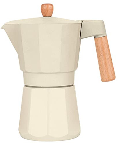 OQHAIR Estufa Cafetera espresso Cafetera italiana Moka Pot Aleación de aluminio Adecuado para cocinas de inducción de fuego Horno eléctrico Horno de cerámica Horno de alcohol y estufa de