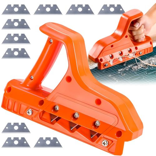 behone Handhobel Gipskartonplatten Schnellschneider Kantenhobel für Gipskarton mit 45°Und 60°Handwerkzeug Schneidwerkzeuge Gipskartonschneider Zum Schneiden Von Gipskartonplatten,Planke