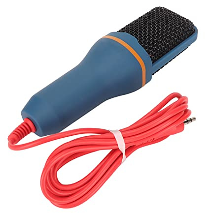 Microfono, microfono a condensatore, microfono a condensatore da tavolo Microfono a condensatore professionale da 3,5 mm per PC, computer portatile, telefono cellulare e tablet