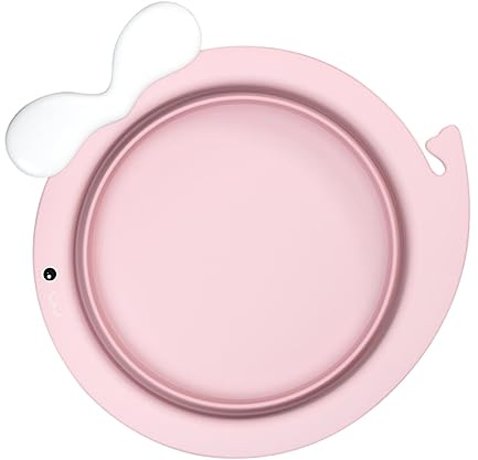 ibasenice Tragbares Babywaschbecken Klappwaschbecken Mit Cartoon Wal Faltbar Multifunktional Platzsparend Badewanne Für Unterwegs