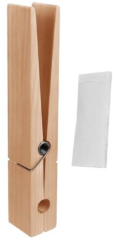 Maciun Molletta gigante porta asciugamani gigante mollette in legno grandi clip per vestiti lavanderia foto display artigianato