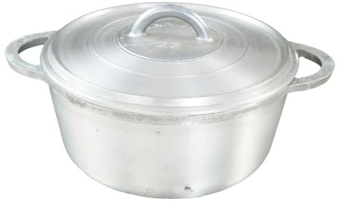 Buckingham Cast Aluminium Casserole with Lid Stick Dutch Oven Pot, Oven Safe up to 500° F Sturdy Ovenproof Stockpot Cookware (22cm)