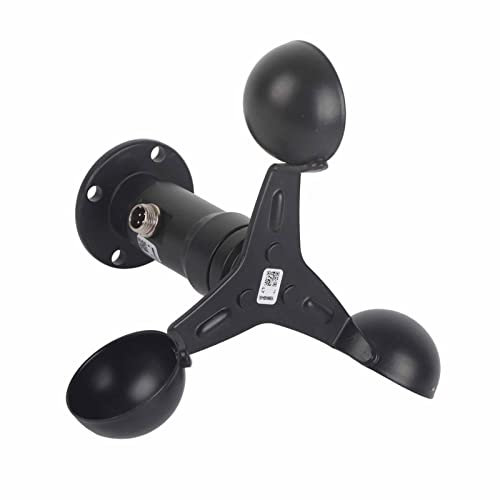 Anemómetro con Sensor de Velocidad del Viento, Aleación de Aluminio, Salida de Señal de Pulso de 4-20mA, Accesorio Multifuncional para Uso Doméstico