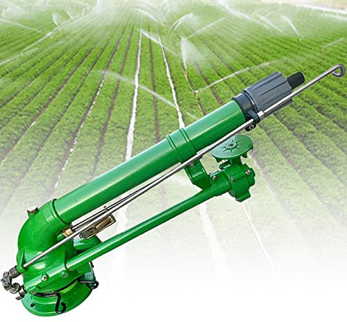FBJAMZ Aspersor de jardín,Aspersor automático de césped,Rociador de riego agrícola,Aspersor de Agua Giratorio automático de 360 Grados
