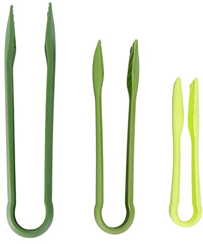 IMIKEYA Lot De 3 Pinces Alimentaires Plateau De Service À Sauce Avec Couvercle Pinces À Sucre Pour Thé Apéritifs Plateaux Pinces À Collation Plats D'Accompagnement Réutilisable