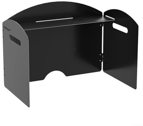 Pare-vent pliable pour réchaud de camping, camping, randonnée, pique-nique (trois volets)