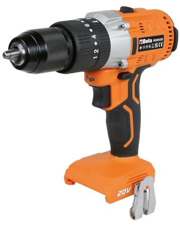 BETA 1972/20V-13BMC80 – Trapano Avvitatore a Percussione Brushless 20V Solo Corpo Macchina, 3 Funzioni, 80 Nm, Mandrino 13 mm, LED Integrato, Senza Batterie e Caricatore