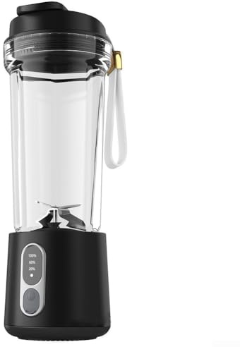 CWOQOCW Blender Smoothie-maker High-Power Multifunctional With Self-Cleaning Feature For Smoothies Soups Sauces 3.5 * 3.5 * 11.2inches(5 to 5A Black)