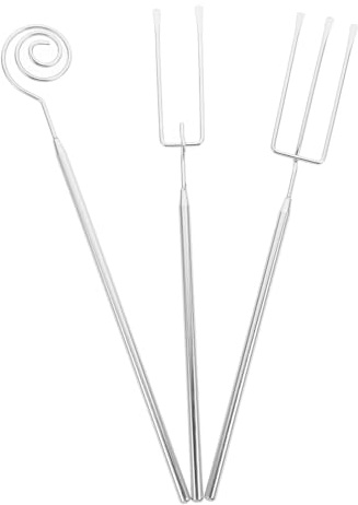 Garneck Tenedores Fondue Acero Inoxidable para Mojar Chocolate Queso y Frutas Utensilios Cocina Resistentes Aptos para Máquina Lavar Diseño sin Rebabas para Barbacoa y Hot Pot