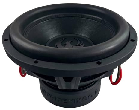 PHOENIX GOLD ZP12D2 12 Dual 4ohm Street Bass Subwoofer – 1500W RMS, 4500W Max High-Performance Car Audio Bass Woofer with 3 Voice Coil, Stitched Surround & Super-Strong Magnet – Universal Fit