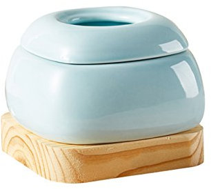 Aroma Lamps - Fornello di aromaterapia a Olio Essenziale per Riscaldamento Elettrico in Ceramica Fatto a Mano - Studio di Camera da Letto a casa Stufa di fragranza silenziosa a Regolazione Continua