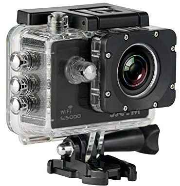 SJCAM SJ5000 WiFi (Version espagnole) - Caméscope Sportif (LCD 2,0 Pouces, 1080p 30 FPS, étanche jusqu'à 30 m) Couleur Noire (reconditionné)
