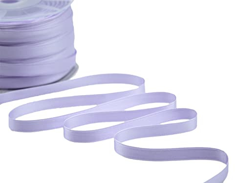Furlanis - Nastro Doppio Raso, Tessuto Italiano - Lilla, 10 mm x 100 m