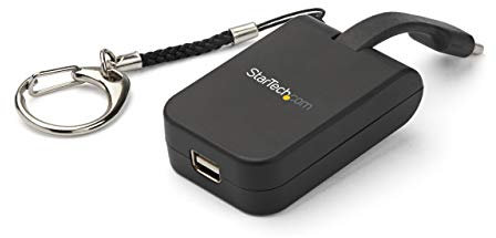 StarTech.com Adaptateur Compact USB-C vers Mini DisplayPort - Convertisseur 8K 60Hz/4K USB-C vers mDP 1.4 avec Anneau Porte-clés - USB Type-C DP Alt Mode vers Moniteur mDP - TB3 (CDP2MDPFC)