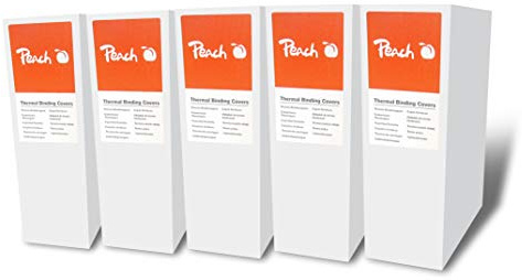 Peach Thermobindemappen - A4 - für 30 Blätter - 500 Stück - weiß - PBT406-03P