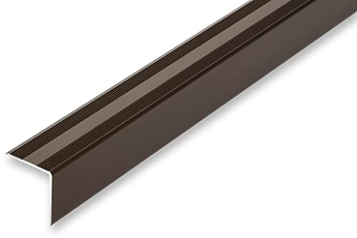 NALine® Treppenkantenprofil 30 x 32 x 1500 mm Treppenwinkel bronzefarben selbstklebend Treppenkantenprofil Treppenkante Alu Winkel