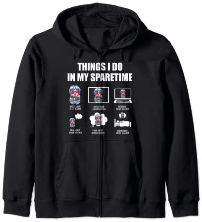 In meiner Sparetime Uhr Anime & Eat Ramen Anime Kapuzenjacke