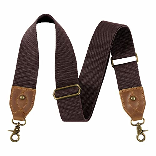 Nefelibata Handtaschenriemen-2 Crazy Horse Leder breiter Schulterriemen verstellbarer Ersatz,Retro Solid Color Crossbody Bag Straps für Handtasche,Crossbody Bags,Schultertaschen