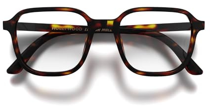 LONDON MOLE® Hollywood dünne leichte Lesebrille | Schlanke quadratische fassung | Zeitgemäßer minimalistischer stil | Damen und herren