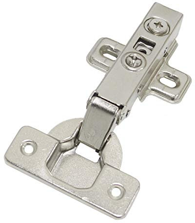 1PCS Möbel Schrank Tür Scharnier Absenkautomatik Küche Schrank Scharnier Voll Overlay Verdeckte Hydraulische Poliert Scharnier Möbel Hardware