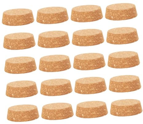 FELTECHELECTR 25stücke Teiliges Korkverschluss Aus Lebensmittelechtem Naturkork Praktische Flaschenstopfen Für Flaschen Und Blumentöpfe Leicht Sicher Dichtend Robust Und Vielseitig Für Garten Kü