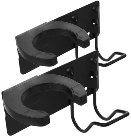 LOEFLIFA 2 Stück Mikrofonhalter Metall Wandhalterung mit Gummischutz für Kabellose Mikrofone Ktv Studio Aufnahme Broadcasting Stabil Langlebig