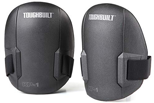ToughBuilt TB-KP-1 Ultraleichte Knieschützer, Schwarz | Nicht beschädigende Außenschale, ultraleichtes Design, leichter Komfort, langlebiger Schutz, bereit für die Baustelle