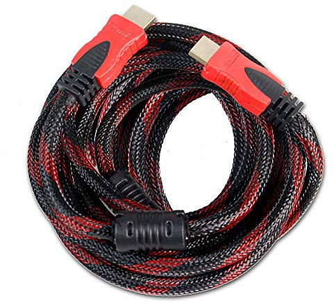 Vetrineinrete® Cavo da HDMI a HDMI maschio a maschio schermato con filtri da 5 metri per video ad alta definizione risoluzione 1080p con connettori in oro 24k M9