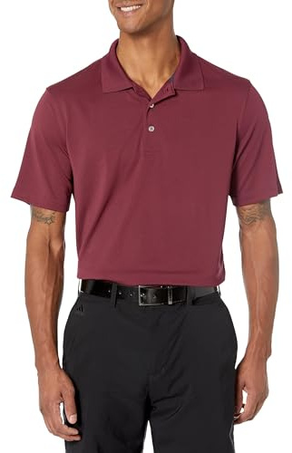Amazon Essentials Men's Men's Regular-fit Quick-Dry Golf Polo Shirt Shirt, Port, XX-Large