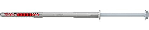 fischer DuoXpand 10 x 200 FUS, hochwertiger Universaldübel mit Sechskantschraube & angeformter U-Scheibe (50 Stk.), Dübel für starken Halt, ideal für poröse Baustoffe & randnahe Verankerungen