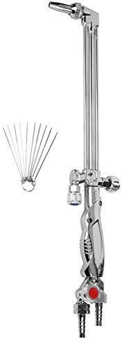 LIZEALUCKY Soplete de Corte de oxígeno, latón galvanizado, 3 Tubos, oxígeno, acetileno, propano, Acero, Placa de Hierro, Juego de soplete de Corte de Soldadura