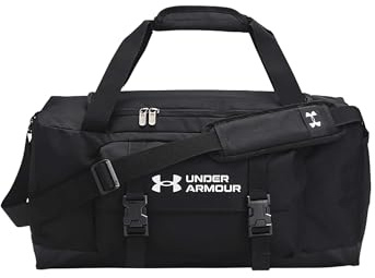 Under Armour Unisex-Sporttasche, UA Gametime Duffle SM - Black, White, Einheitsgröße, schwarzes, Tek Beden, Training