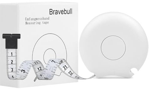 Tape Measure Measuring Tape for Body Tape Measure for Body Measuring Tape Tape Measure Body Retractable 80inch (205cm) Double Sided Body Tape Measure for Fitness, Tailor (White)