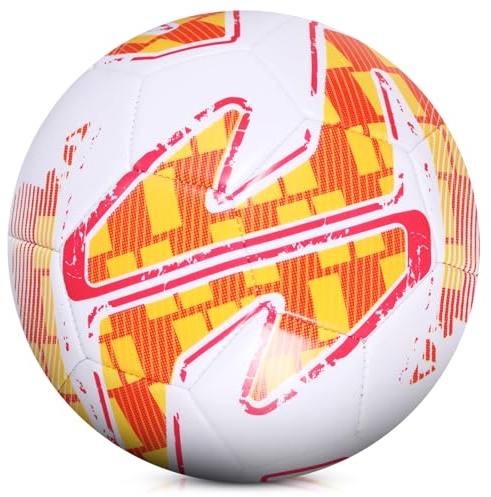 pwavum Fussball Offizieller Training Fußball Größe 5, Indoor Outdoor Explosionsgeschützt fußbälle, Fußball Kinder Unisex, fußball größe 5 für Jugendliche und Erwachsene
