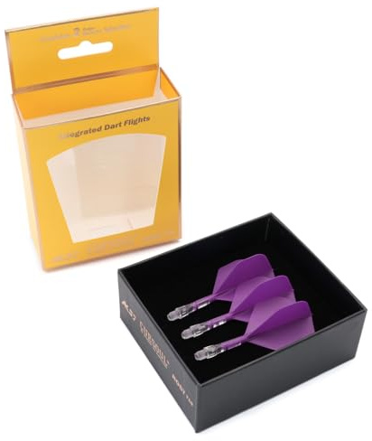 CUESOUL Rost T19 Tige de fléchettes intégrée et Grande Forme Standard de vol, Lot de 3