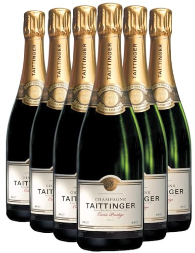 Champagne Cuvée Prestige blanco - Maison Taittinger - DOP - Champán - Francia - Variedades de uva Chardonnay,Pinot Noir - 6x75cl - 90/100 Robert Parker