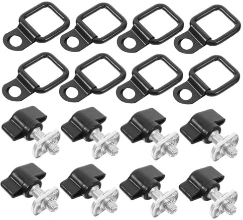 TIDTALEO 8ensembles De Toit Pour Voiture Pour Fixation Le Coffre Benne Robustes Avec Design De Boucle De Traction Pour Sécurité Et Efficacité Améliorée