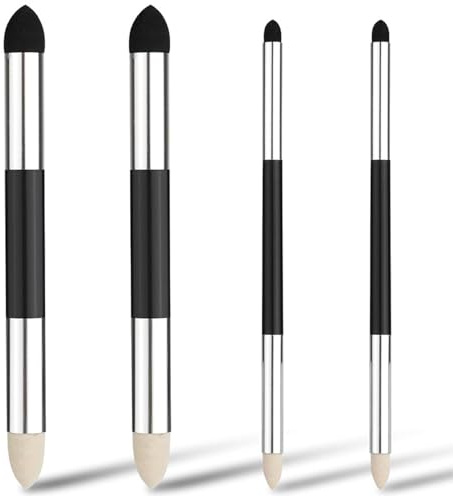 4 Stück Skizze Schwamm Stift, Mischschwammstifte, Skizzen Papierwischer Waschbar Doppelendiger Maler Spezieller Highlight Stift, Werkzeuge für Skizzen, Zeichnen, Korrigieren, Aufhellen und