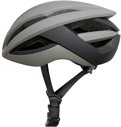 Fahrradhelm für Herren Stadthelm MTB Helm 58-61CM Rennradhelm Doppelschale mit EPS-Schaum Stoßfest und Leicht Sport-Helm mit 20 Lüftungsöffnungen (Hellgrau)