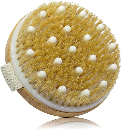 Body Brush for Cellulite, Body Brush Exfoliator, Lymphatic Drainage Massager Brush, Bath for Shower/Bath