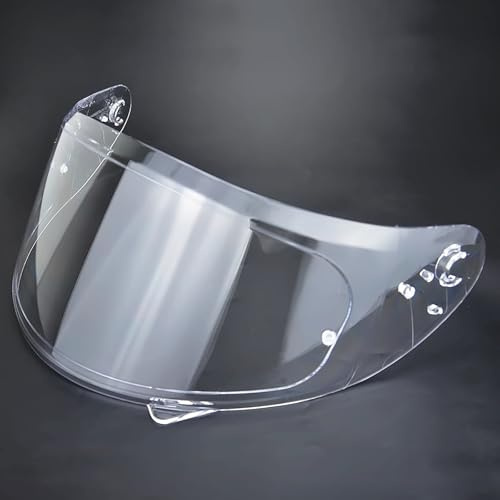 UYTKTN Moto Visière de Casque pour MT V-12/TARGO Thunder 4 SV Revenge, Verres de Casque de Moto Visière Teintée pour Casque de Moto Accessoires de Remplacement Pare-Brise,D Transparent