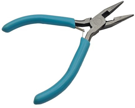 ZHENGCI Steel Jewelry Pliers Set for Beads Repairs Long Nose Round Nose Wire Cutting and Curved Pliers with Tweezers