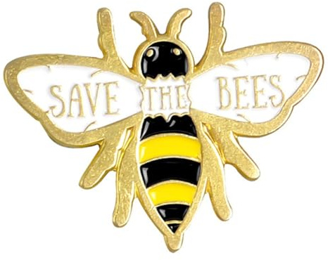 TOYANDONA Modische Bienenbrosche Aus Bleifreier Legierung Nickelfrei Kleine Honigbiene Pin Mit Emaille Für Kleid Blazer Schal Kostümzubehör Geschenk Für Frauen