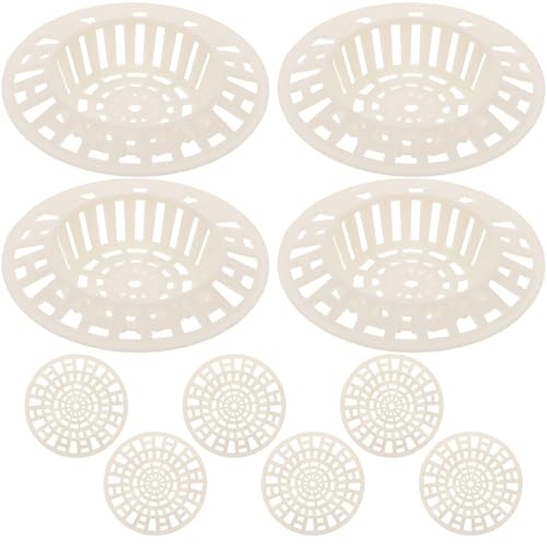 DOITOOL 10 Pièces Lot de Paniers Filtrants Maille Plastique pour Évier Panier Multi-usage Anti-obstruction pour Cuisine et Salle de Bain Filtre Évier