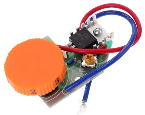 Alipis Controlador de Velocidad para Pulidora de 180 Mm Diseño de Alta Potencia, Perilla de Control de Plástico Adecuado para Procesamiento de Metal en Diversos Color Aleatorio