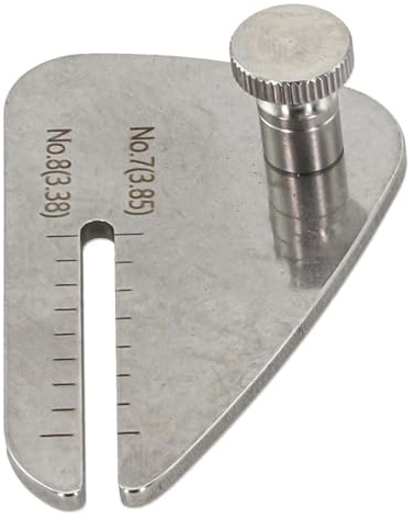 Stainless Steel Leather Stitching Punching Aid Plate for Pricking Iron Lacing Chisel 60 X 40 Mm Cutting Gadget with Built-in Scale DIY Sewing Craft Device
