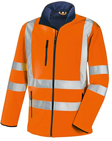 teXXor 4104-XL Warnschutz-Softshell-Jacke Niagara, Größe XL, Warnorange