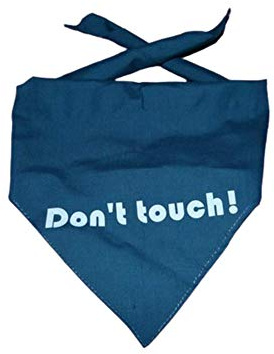Hundehalstuch Don't touch