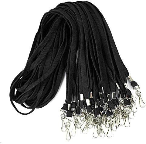 Ollain Badge Lanyards Flat Lanyard Swivel Hooks Durably Neck Bulk lanyards with Clip