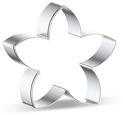 WDYJMALL Frangipani Cortador de Galletas en Forma de Flor - A, Molde para Galletas, Cortapastas